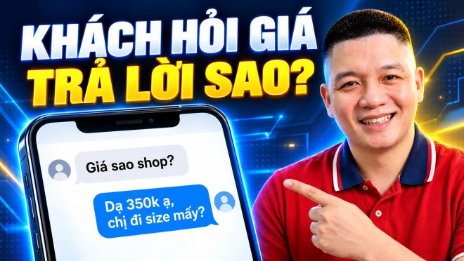 Trần Nguyên Hoàn mặc áo polo đỏ, ảnh minh hoạ bài: 20 mẫu trả lời khách hỏi giá trên Facebook và Zalo, kèm prompt ChatGPT