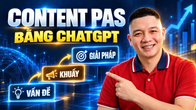 Trần Nguyên Hoàn mặc áo polo đỏ, ảnh minh hoạ bài: Cách viết content PAS bằng ChatGPT: 5 ví dụ đánh đúng vấn đề khách hàng